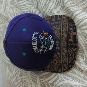 Hornets hat with leather strap